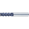 XAL series carbide radius end mill, 4-flute, 45° torsion / regular model