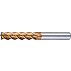 AS Coated High-Speed Steel Square End Mill, 4-Flute / Long