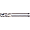 Powdered High-Speed Steel Square End Mill, 4-Flute / Short / Non-Coated Model