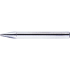 Carbide Straight Blade Tapered Corner Angle End Mill, 2-Flute, Virtual Point Designation Type