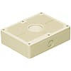 Impact And Weather Resistant Resin Square Switch Box (Free-Mounting Cover) For Exposed Use, IPX3