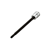 Long T Type Anti-Tamper Hexalobular Bit Socket (6.3 mm Insertion Angle)