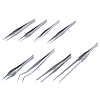Tweezers made from Stainless Steel / Titanium Total Length (mm) 125–190