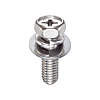 Cross Recessed Upset Screw with Washer - Single Item