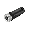 M12 Female (Socket) Straight Connector