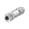 M12 Female (Socket) Stainless Steel Connector, Socket