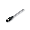 Sensor / actuator data cable (pre-fab) M12 Socket, straight