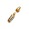 Connettore coassiale (pin) con placcatura in oro