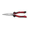 Industrial Needle-Nose Pliers with Cutting Edge Straight Shape