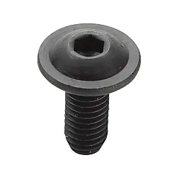 Flanged Button Head Cap Screw (FBHCS), Black Oxide (Unbrako)