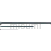 ストレートエジェクタピン -ハイス鋼SKH51/ツバ厚4mm/定尺タイプ-