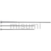 段付エジェクタピン -ダイス鋼SKD61/ツバ厚4mm/全長指定タイプ,先端径･全長指定タイプ-