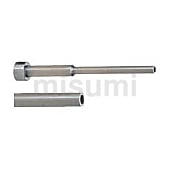 段付エジェクタスリーブ -SKD61+窒化/同軸度◎0.06/ツバ厚4mm/フリー指定タイプ-