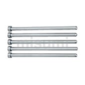 先端加工ストレートセンターピン -ダイス鋼SKD61+窒化/軸径(D)固定タイプ-