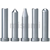 精級先端加工ストレートコアピン -軸径(D)固定タイプ/軸径(P)0.005mm指定タイプ-