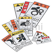 注意・警告ステッカー－日本語・英語・中国語－