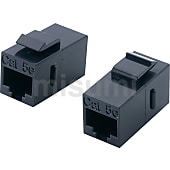 LANケーブル延長　シールド無　CAT5e　パネルマウント（JJ中継アダプタ）