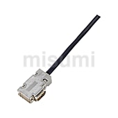 Dsubコネクタ付ケーブル EMI対策・薄型フードアングルタイプ (第一電子工業製コネクタ使用)