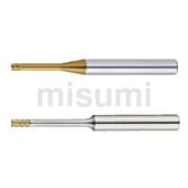 XCPシリーズ超硬ロングネックスクエアエンドミル 高硬度鋼加工用/4枚刃/50°ネジレ/ロングタイプ