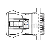デジタリスイッチ・数字表示器用コネクタ