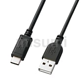 USB2.0 Type C-Aケーブル（1.5m・ブラック） KU-CA15K