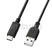 USB2.0 Type C-Aケーブル（ブラック・2m） KU-CA20K