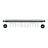 TRUSCO(トラスコ中山):回転台付リードバイス(強力型・角胴シャフト) 150mm TSLV-150 オレンジブック 4456386 回転台付リードバイス（強力型・角胴シャフト）めねじ
