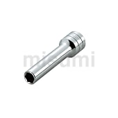 ディープソケット（6角） 差込角6.3mm・9.5mm・12.7mm