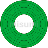 マーキングステッカー 100mm径