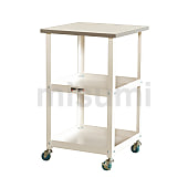 軽量作業台／ワークテーブル耐荷重50kg（天板付き150ワゴン）