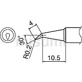 小型温調式はんだこて用交換コテ先（T18シリーズ）