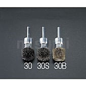 30mm/6.0mm軸 軸付ブラシ(ステンレス製)