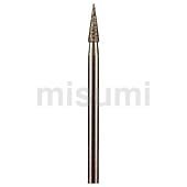 ミニモ 電着ダイヤモンドバー#140 Φ2.5 円錐鋭角