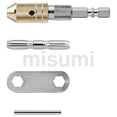 TRUSCO 電動用精密ドリルチャック 0.1～3.2mm コレット2個付