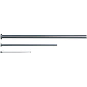 ストレートエジェクタピン -ハイス鋼SKH51/ツバ厚4mm/全長指定タイプ-