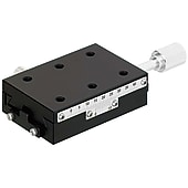 【高精度】Ｘ軸　アリ溝　送りねじ式（リード４．２ｍｍ）　長方形　薄型