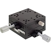 【高精度】ＸＹ軸　アリ溝　送りねじ式（リード４．２ｍｍ）　正方形