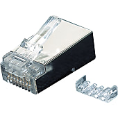 STP シールド有　CAT5e RJ45モジュラープラグ【10～100個入り】