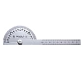 62774 | プロトラクター No.30 シルバー φ120（直径120mm） 竿目盛なし 