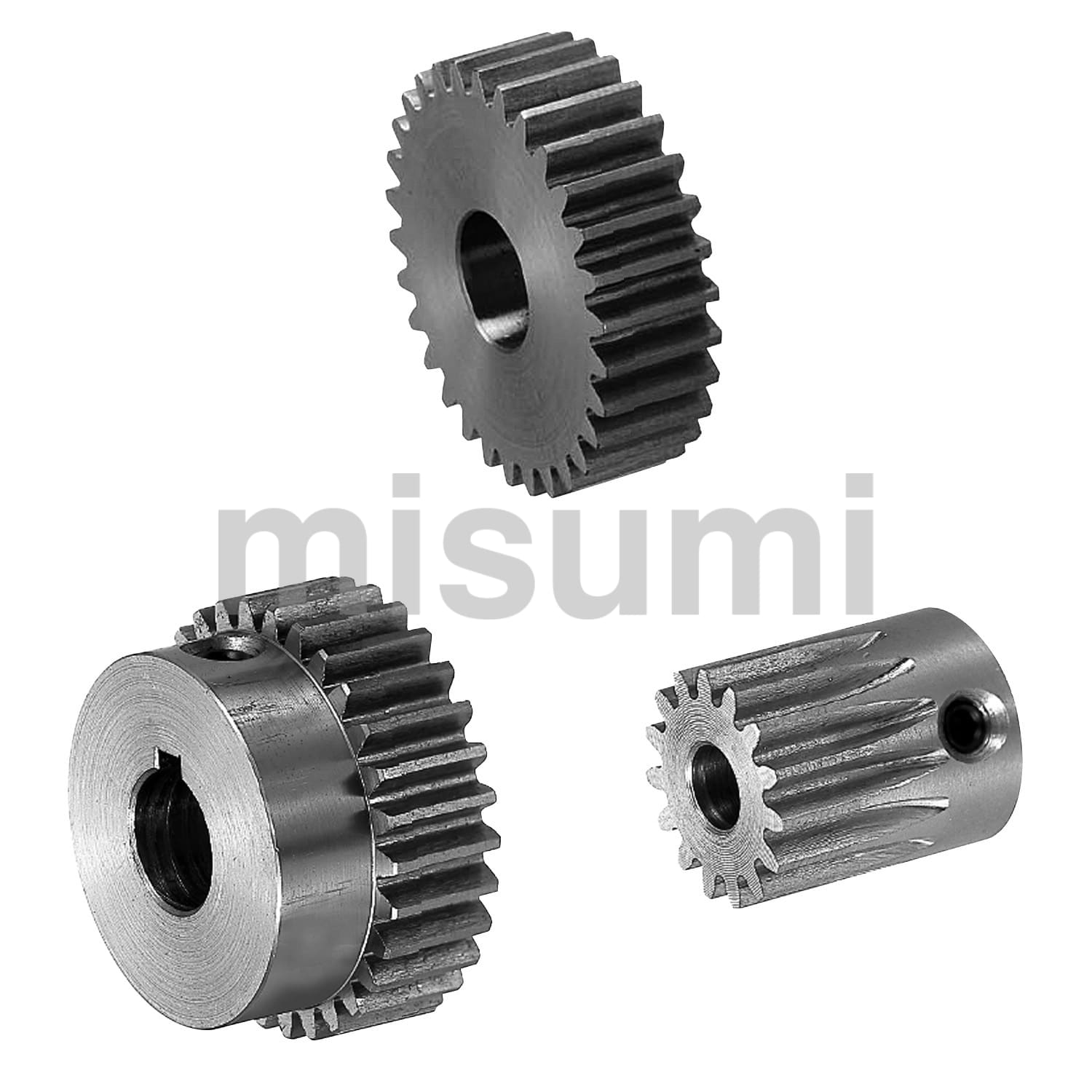 平歯車 圧力角20° モジュール1.0 軸穴加工タイプ | ミスミ | MISUMI