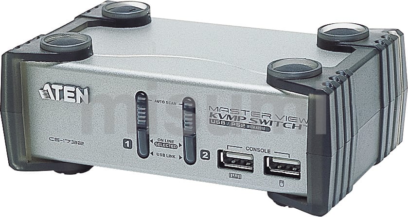 USB機器接続VGA対応小型KVMスイッチ（2ポート・4ポート） ミスミ MISUMI(ミスミ)