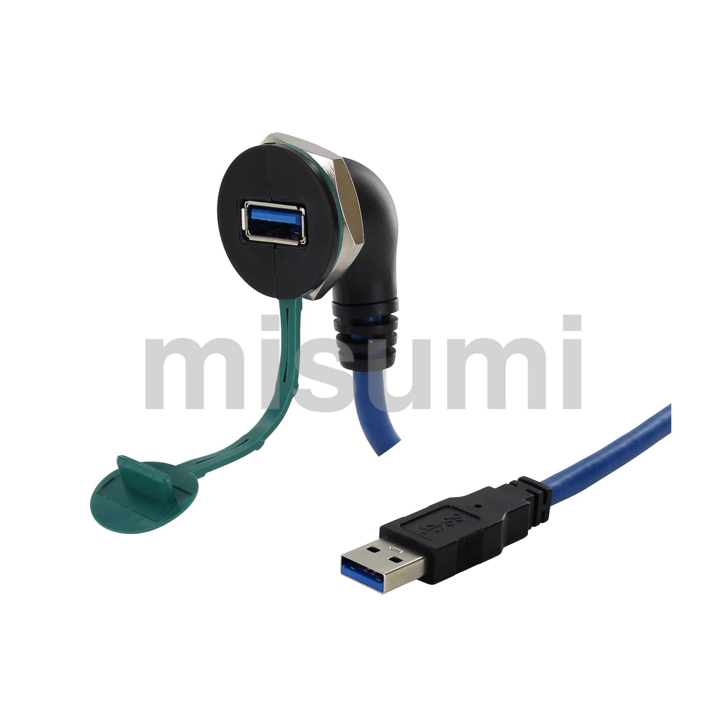 パネル取付けUSBケーブル(USB3.0, 2.0) ミスミ MISUMI(ミスミ)