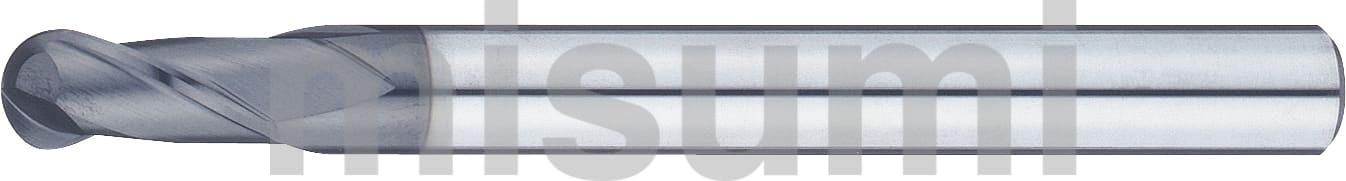 XACシリーズ超硬ボールエンドミル 2枚刃/ショートタイプ