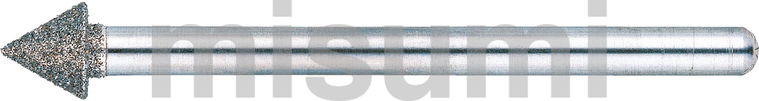 DIA-BUR1-E-200 | 電着ダイヤモンドバー （Ф３スチールシャンク