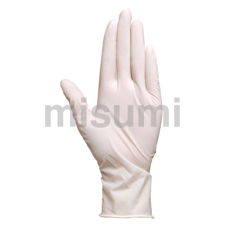 NTGGLV-NP-M 天然ゴム手袋（粉無し） ミスミ MISUMI(ミスミ)
