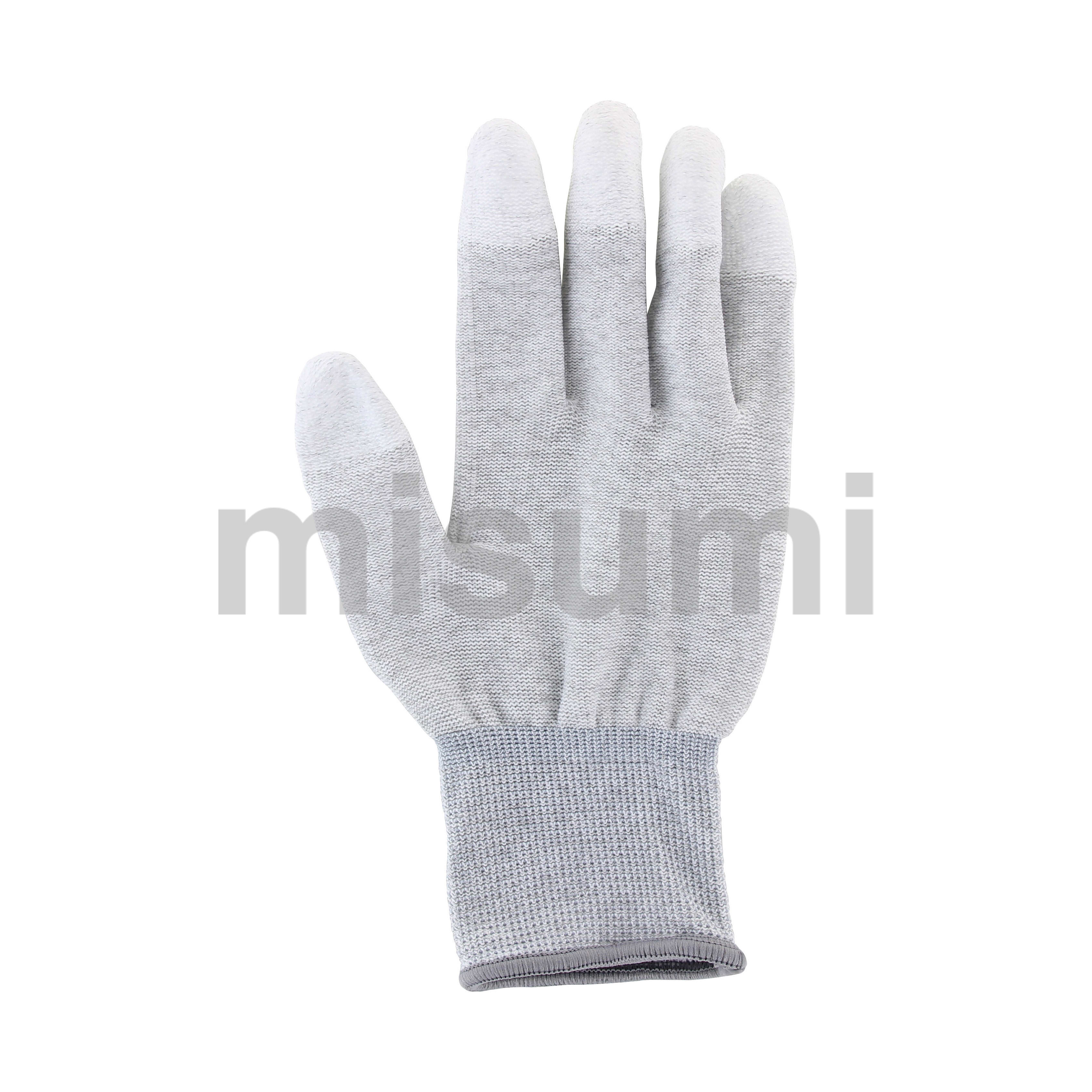 制電ライントップ手袋（指先ウレタン樹脂コート） ショーワグローブ MISUMI(ミスミ)