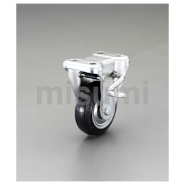 キャスター（固定金具・ブレーキ付）車輪径×幅：75×32mm 耐荷重