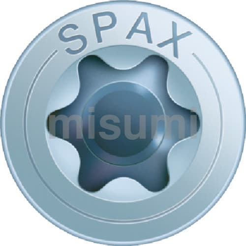 SPAX WIROX ヴァイロックス 皿ネジ 全ねじ | ＳＰＡＸ | MISUMI(ミスミ)