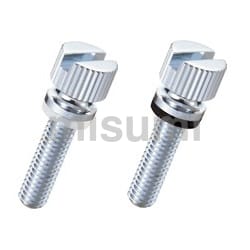 黄銅 ローレットツマミ(スリ割・ツバ付) NB–BC–SR/NB–BC–R | 廣