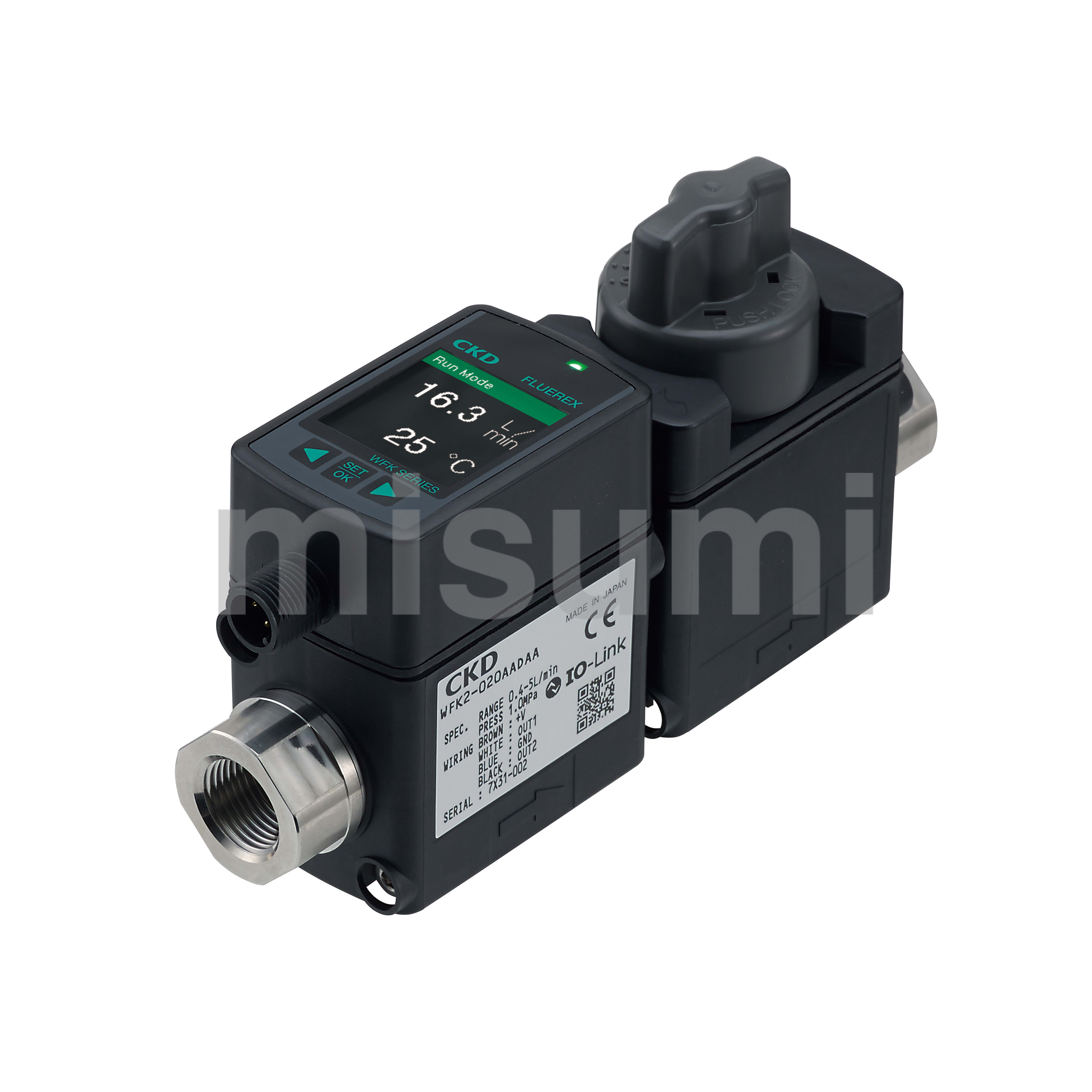 CKD フルーレックス水用流量センサ WFK5027-20N-B-